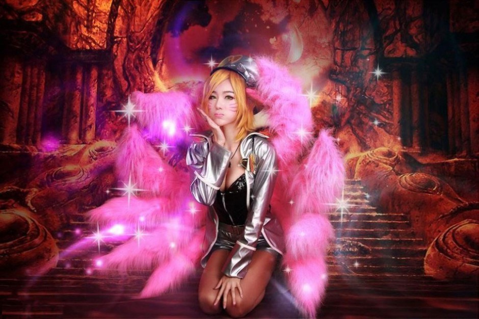 九尾妖狐阿狸cos图惊艳全场