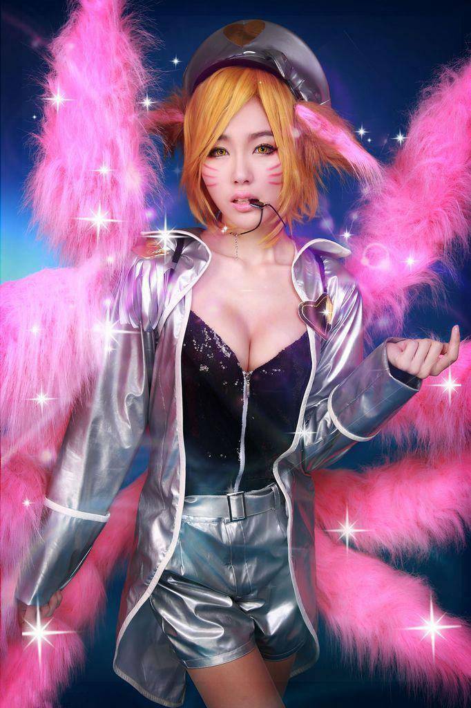 九尾妖狐阿狸cos图惊艳全场