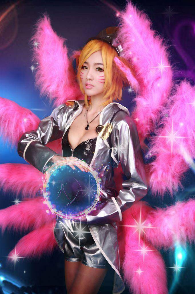 九尾妖狐阿狸cos图惊艳全场