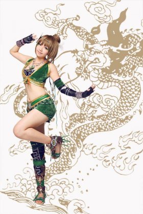 真三国无双鲍三娘cos图可爱俏皮