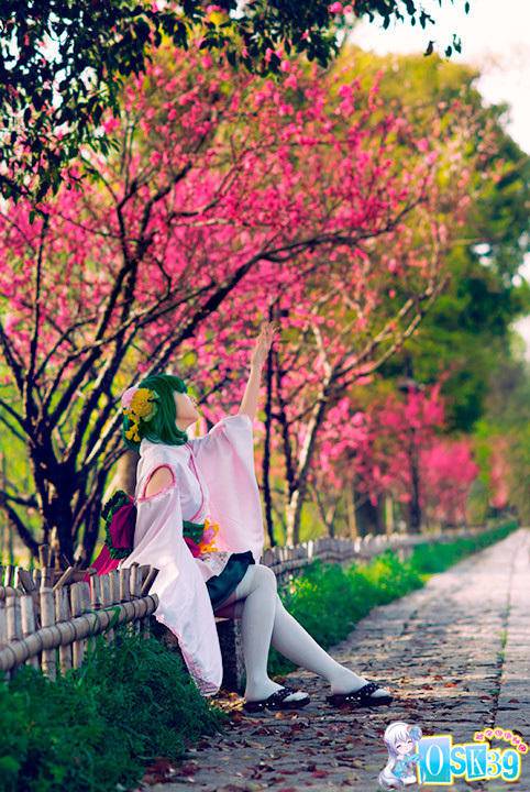 绿色古装cos图绝美来袭