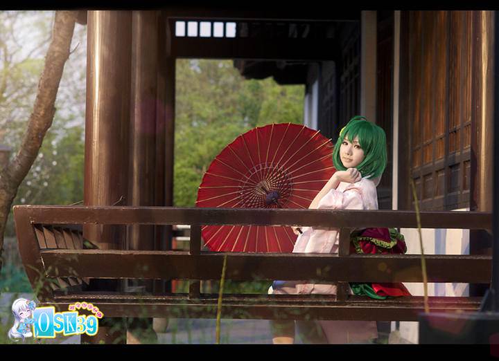 绿色古装cos图绝美来袭