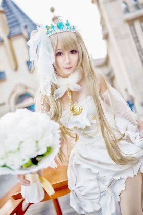 南小鸟婚纱cos图片萌萌哒