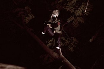 火影忍者cos卡卡西图片神秘诡异