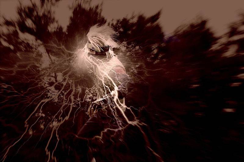 火影忍者cos卡卡西图片神秘诡异