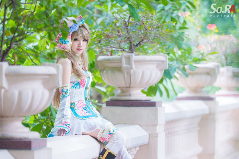 户外古风女子跳舞cos图欣赏