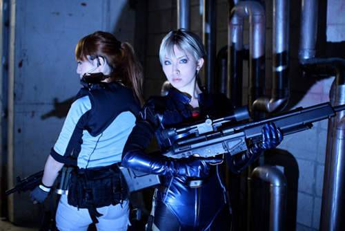 漂亮美眉生化危机cos图片