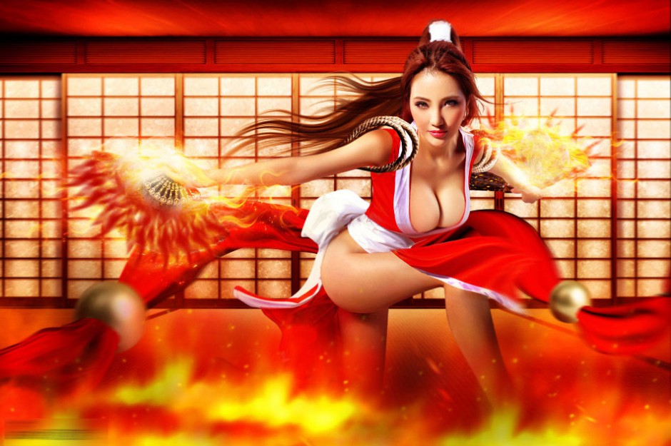 不知火舞cos桂晶晶高清大图