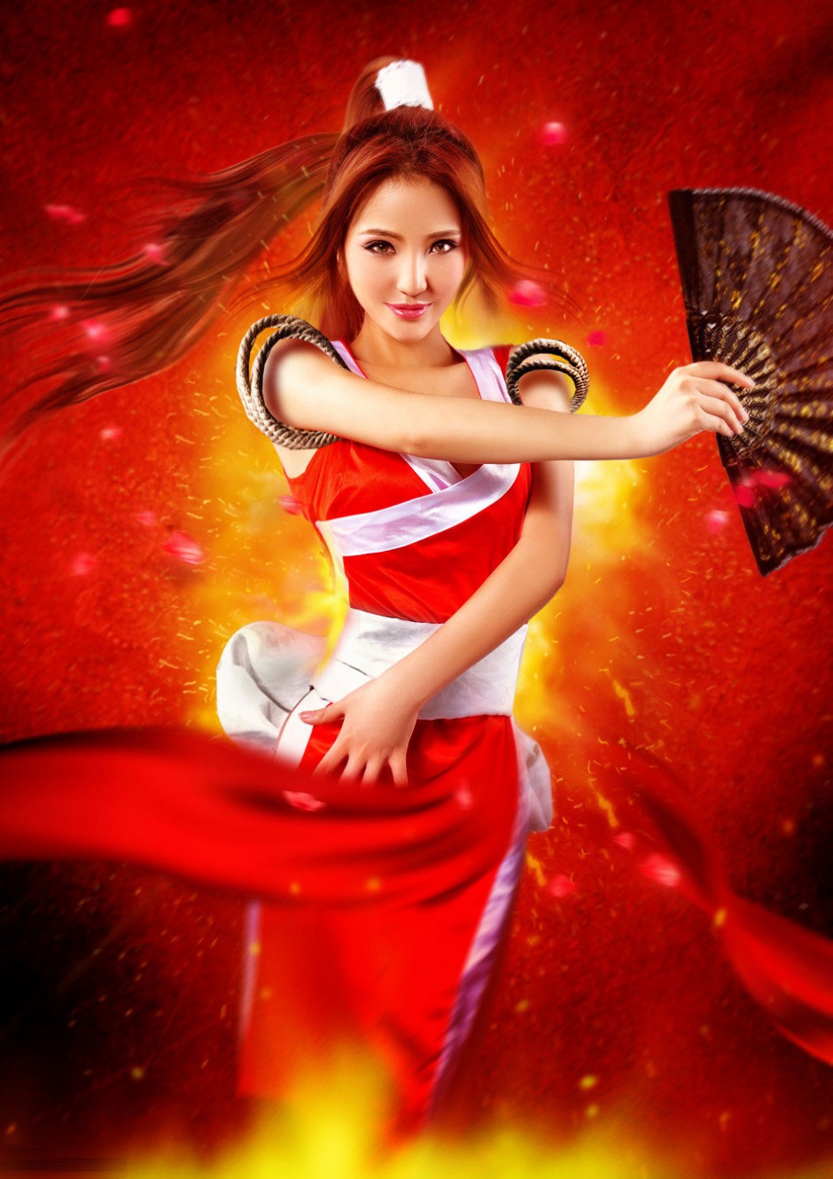 不知火舞cos桂晶晶高清大图