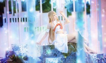 刀剑神域亚丝娜cosplay装养眼图集