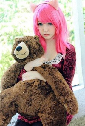 英雄联盟安妮cosplay头发图片