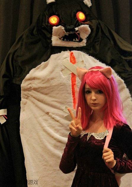 英雄联盟安妮cosplay头发图片