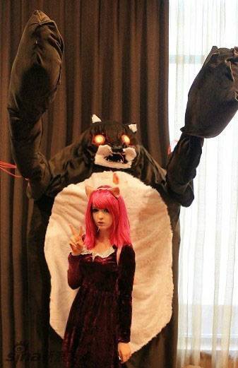 英雄联盟安妮cosplay头发图片