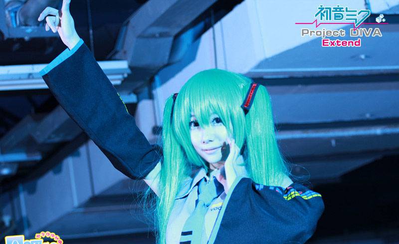 樱花初音图片cos引爆眼球