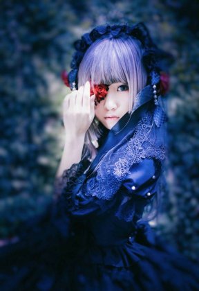 丛林神秘姊颜cos紫萱图片