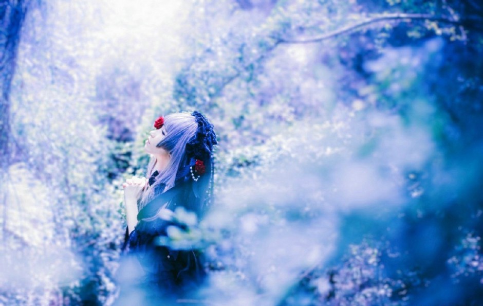 丛林神秘姊颜cos紫萱图片