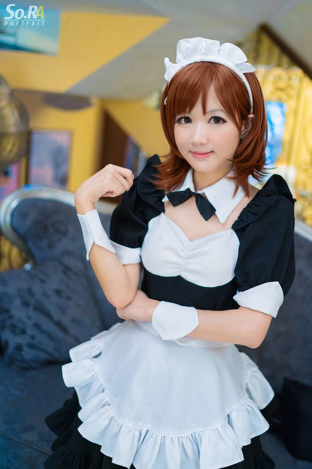 女仆装妹子cos动漫图片