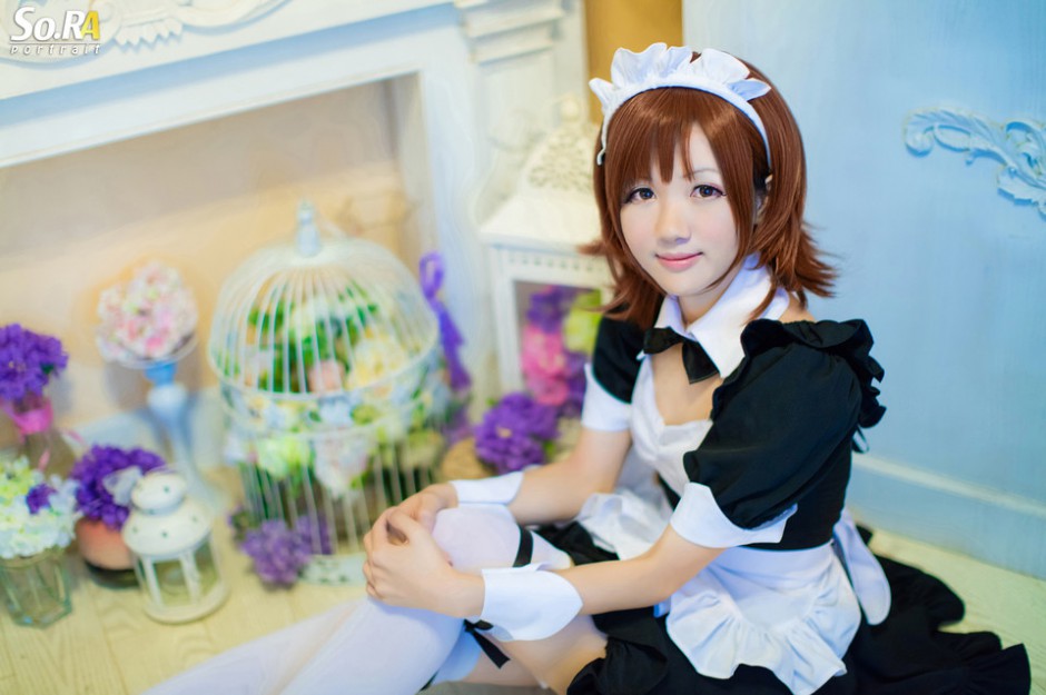 女仆装妹子cos动漫图片