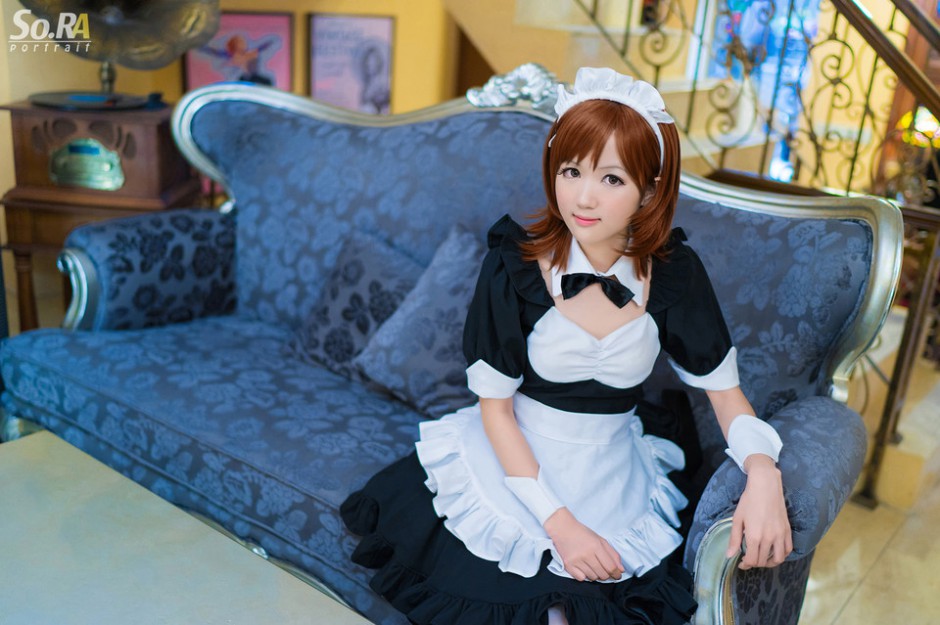女仆装妹子cos动漫图片