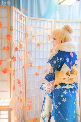 妮可和服觉醒绝美cos图片