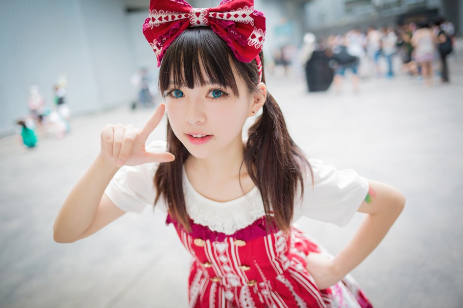 漫展萌妹子cos图