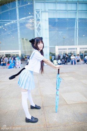 轻音少女和服诱惑cos图片