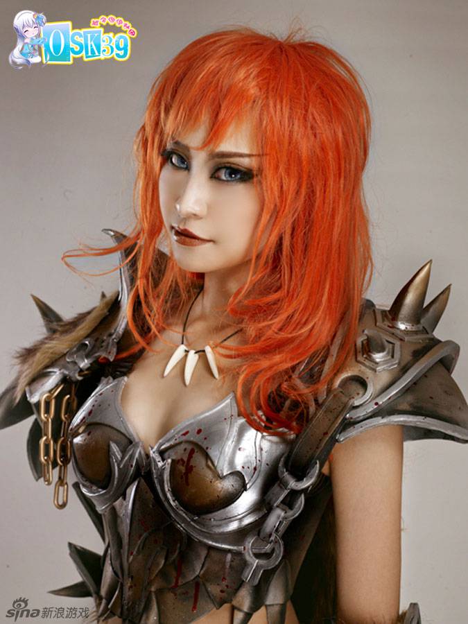 猫小朵cos女野蛮人霸气图片