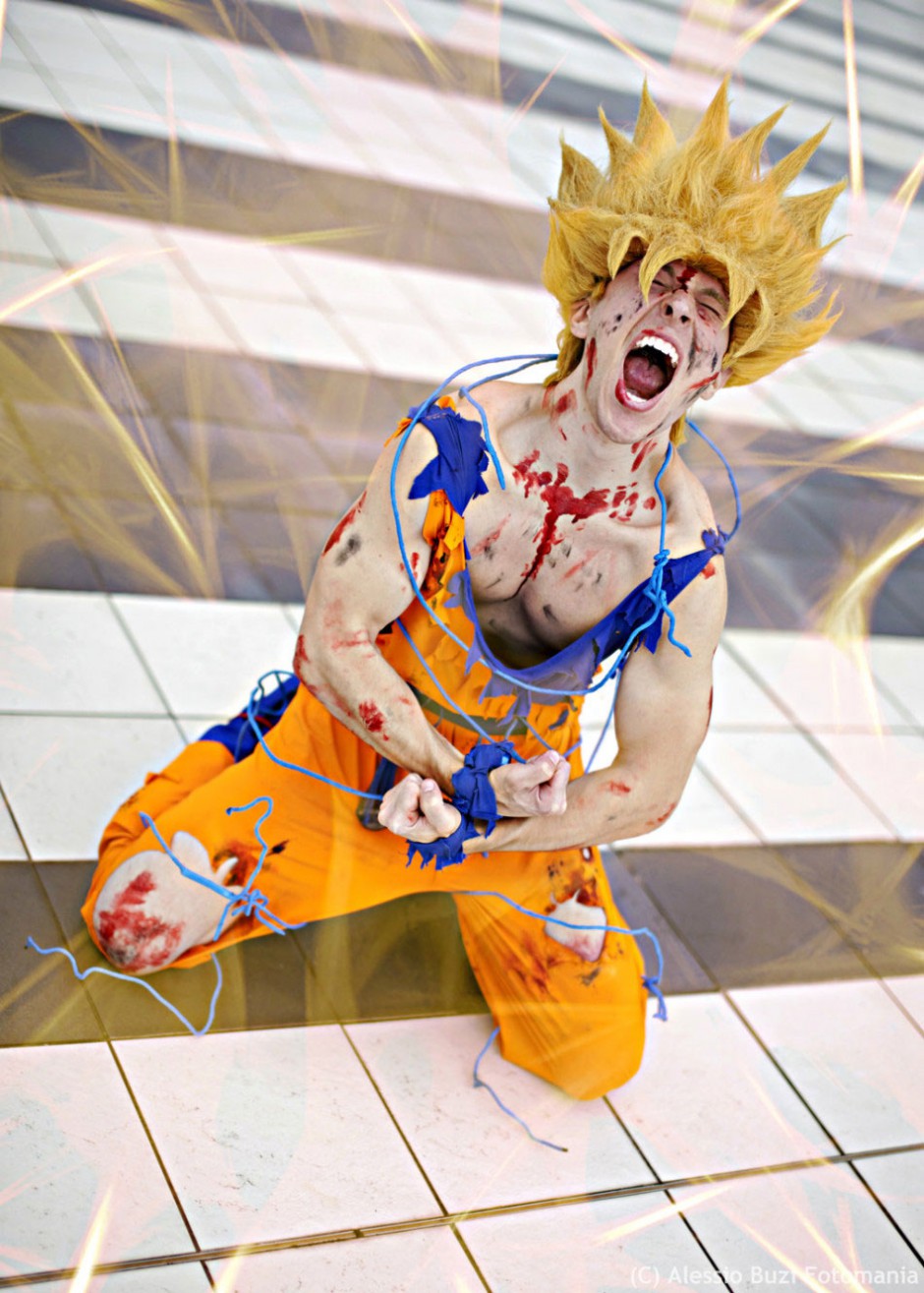 七龙珠超级赛亚人cos神还原