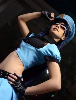 皮城女警凯特琳cos秒杀宅男眼球