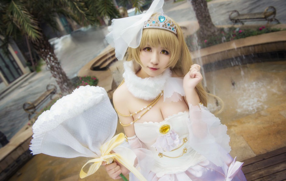 唯美梦幻二次元cos婚礼图片