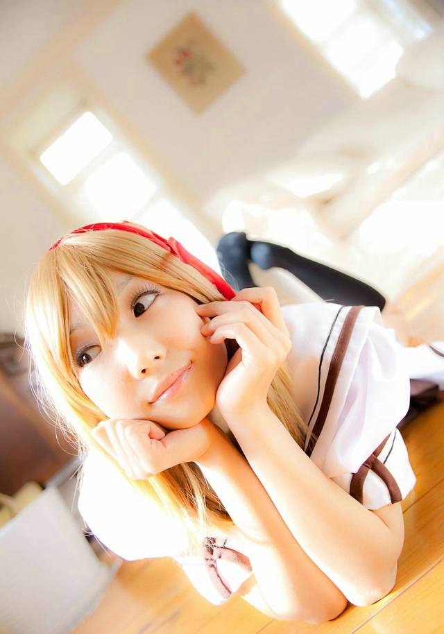 可爱学生妹cosplay唯美图片