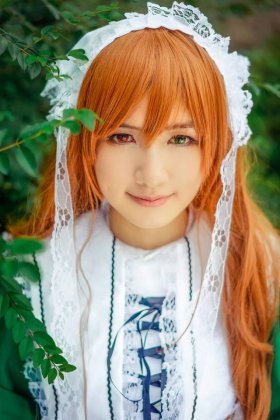 蔷薇少女cosplay女仆装图片