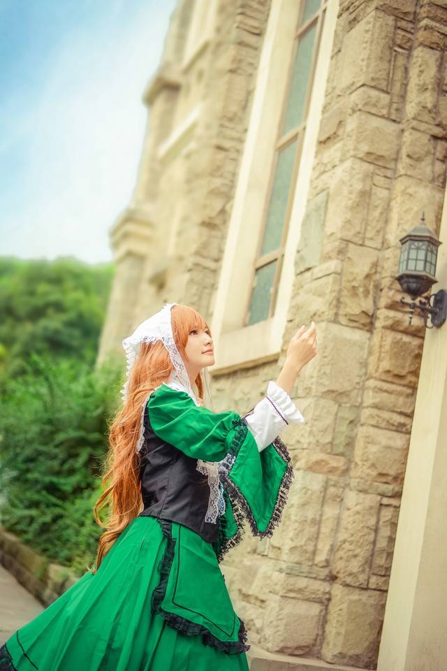 蔷薇少女cosplay女仆装图片