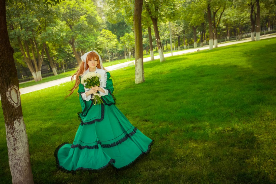 蔷薇少女cosplay女仆装图片