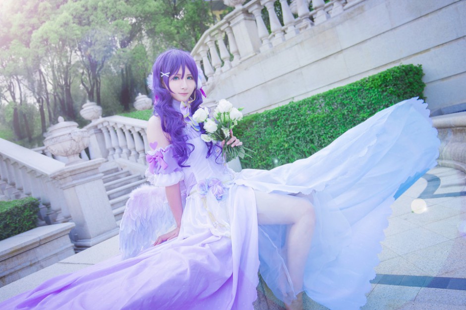 美女cos福利百合图片