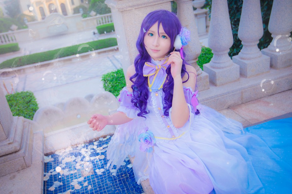 美女cos福利百合图片