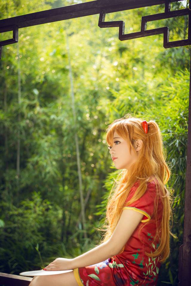 穹妹cos图旗袍尽显古典气质