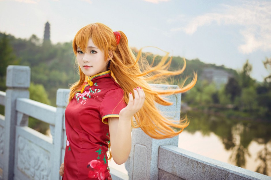 穹妹cos图旗袍尽显古典气质