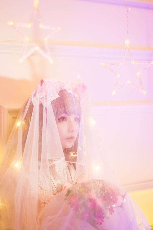 圣诞节cosplay动漫妹子妆面图