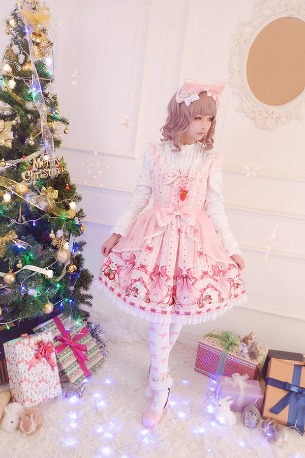 圣诞节cosplay动漫妹子妆面图