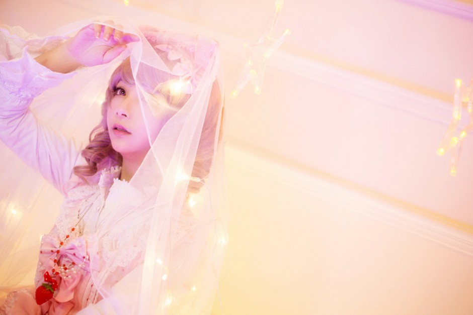 圣诞节cosplay动漫妹子妆面图