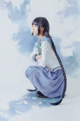 日本美少女cos图片 书生气十足