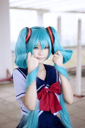 宅男最爱真人cos初音福利图