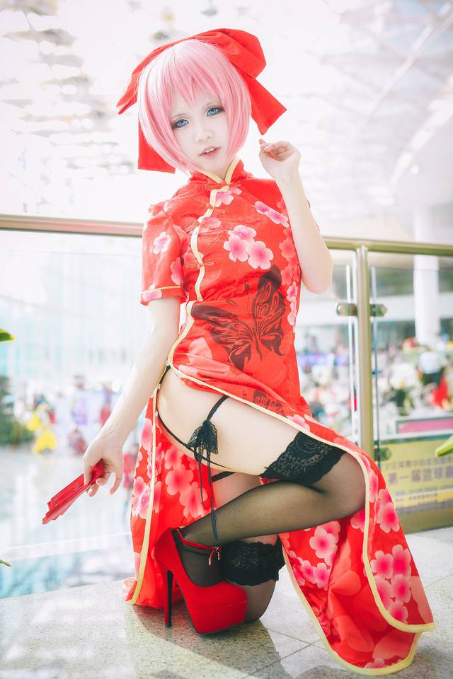 弱音旗袍性感cos图片