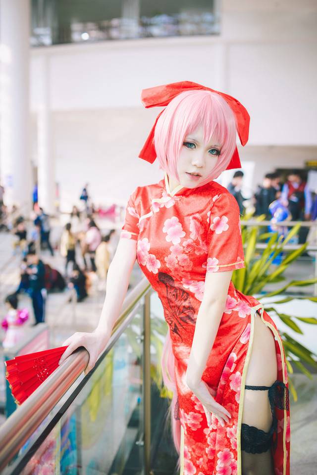 弱音旗袍性感cos图片