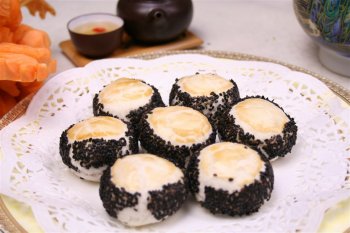 萝卜丝酥饼三主食小吃美食素材图片