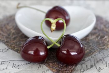 新鲜樱桃高清图片