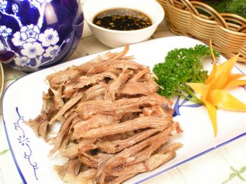 手撕狗肉凉菜系列美食素材图片