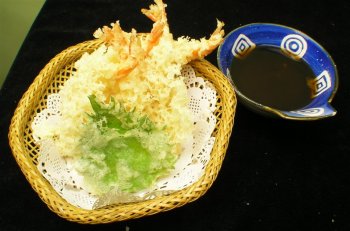 炸虾天妇罗日式韩式美食素材图片