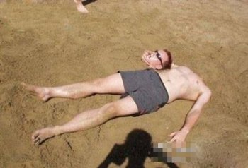 沙滩雷人恶搞趣图
